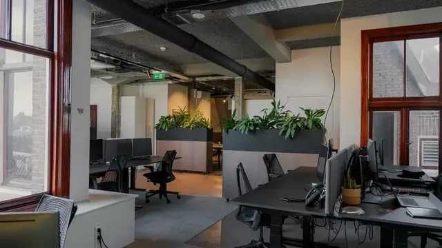 Small business payroll services workspace